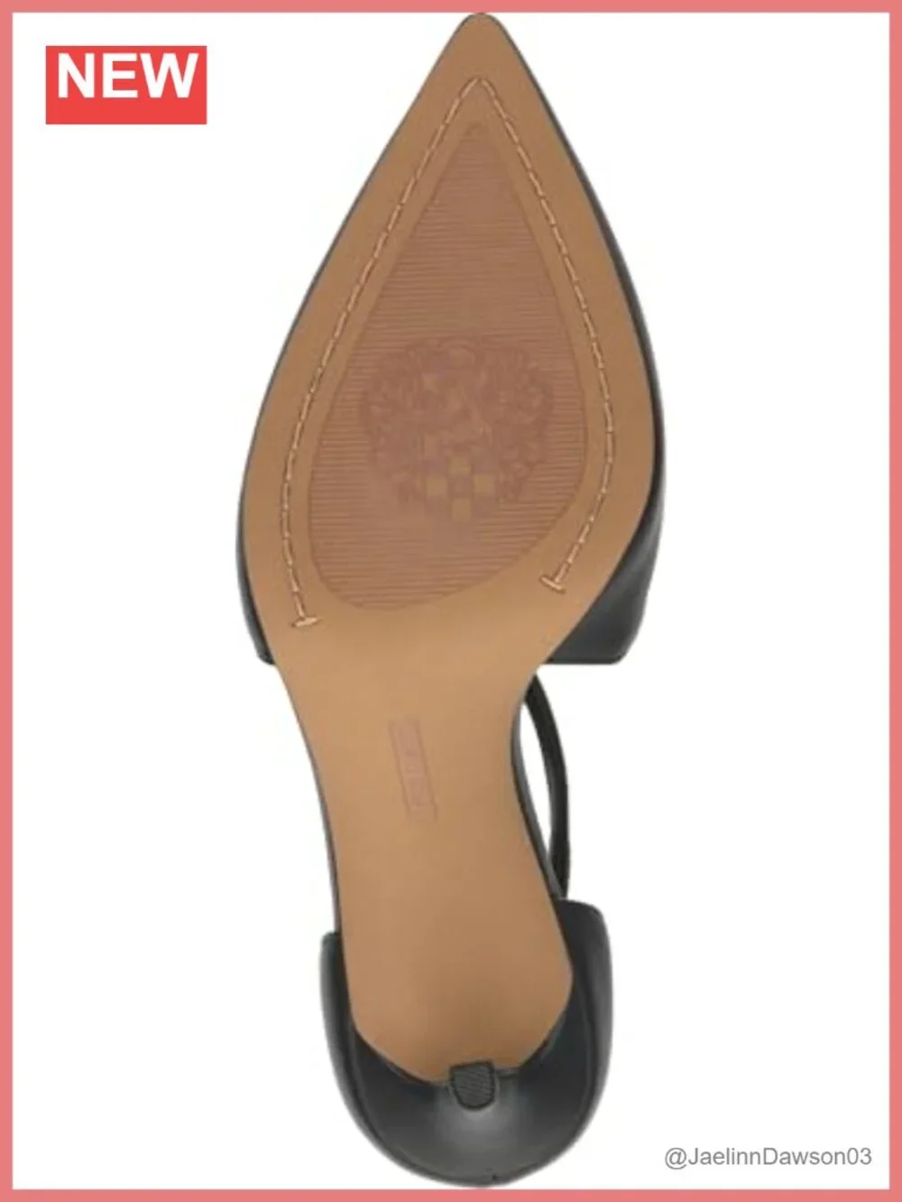Leather Stiletto Heel Pointed Toe Pump Buckle Closure 3.4